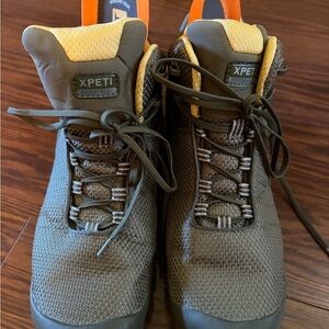 Men's xpeti Waterproof Hiking Shoes - Brown and Yellow